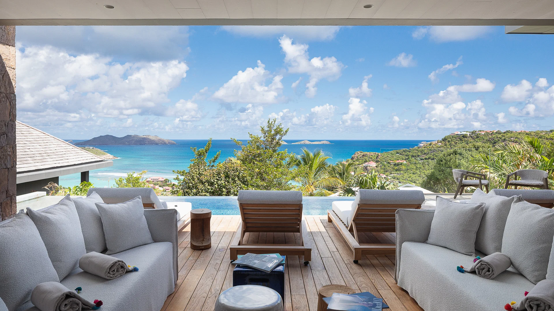 Villa Unik private pool and panoramic sea view